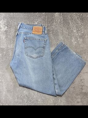 Vintage 90s Levi's Light Blue Classic Straight Jeans